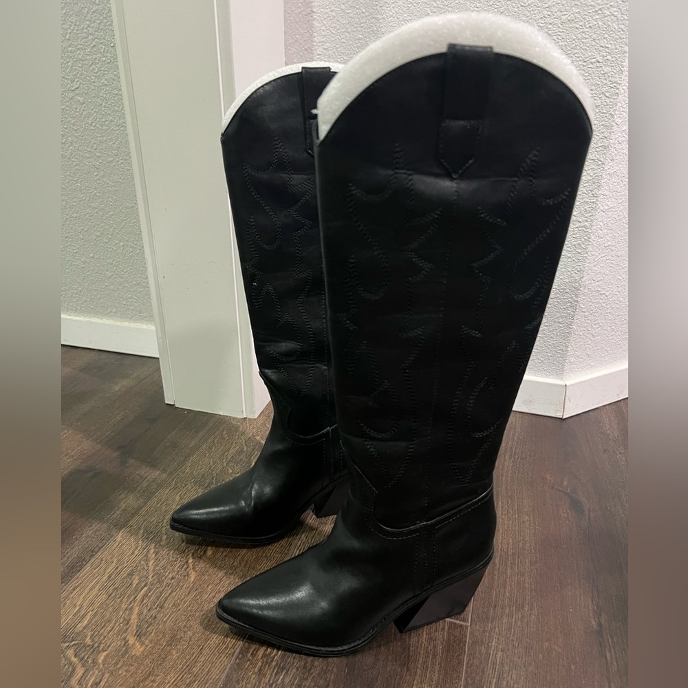 Madden Girl Arizona Women’s Knee-High Western Boots Size 8